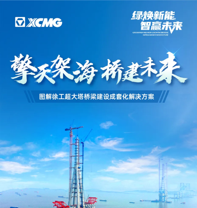 擎天架海 桥建未来 | 图解徐工超大塔桥梁建设成套化解决方案